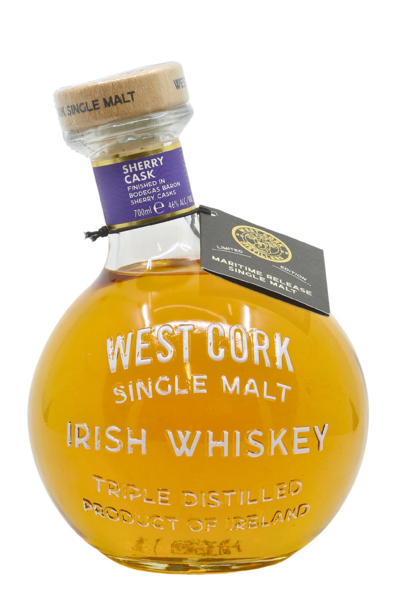 West Cork - Whiskey - Single Malt - Rum cask finish - Maritime release -  70cl - 46°