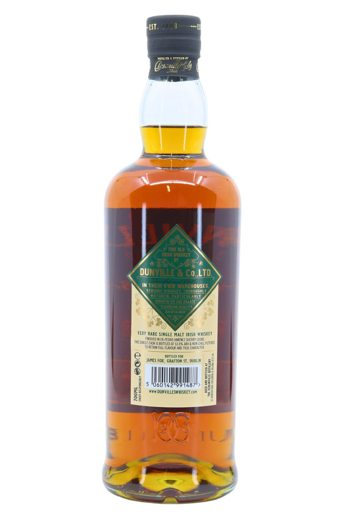 Dunville's 21 Year Old James J. Fox Single Cask PX Finish - James J. Fox, Dublin