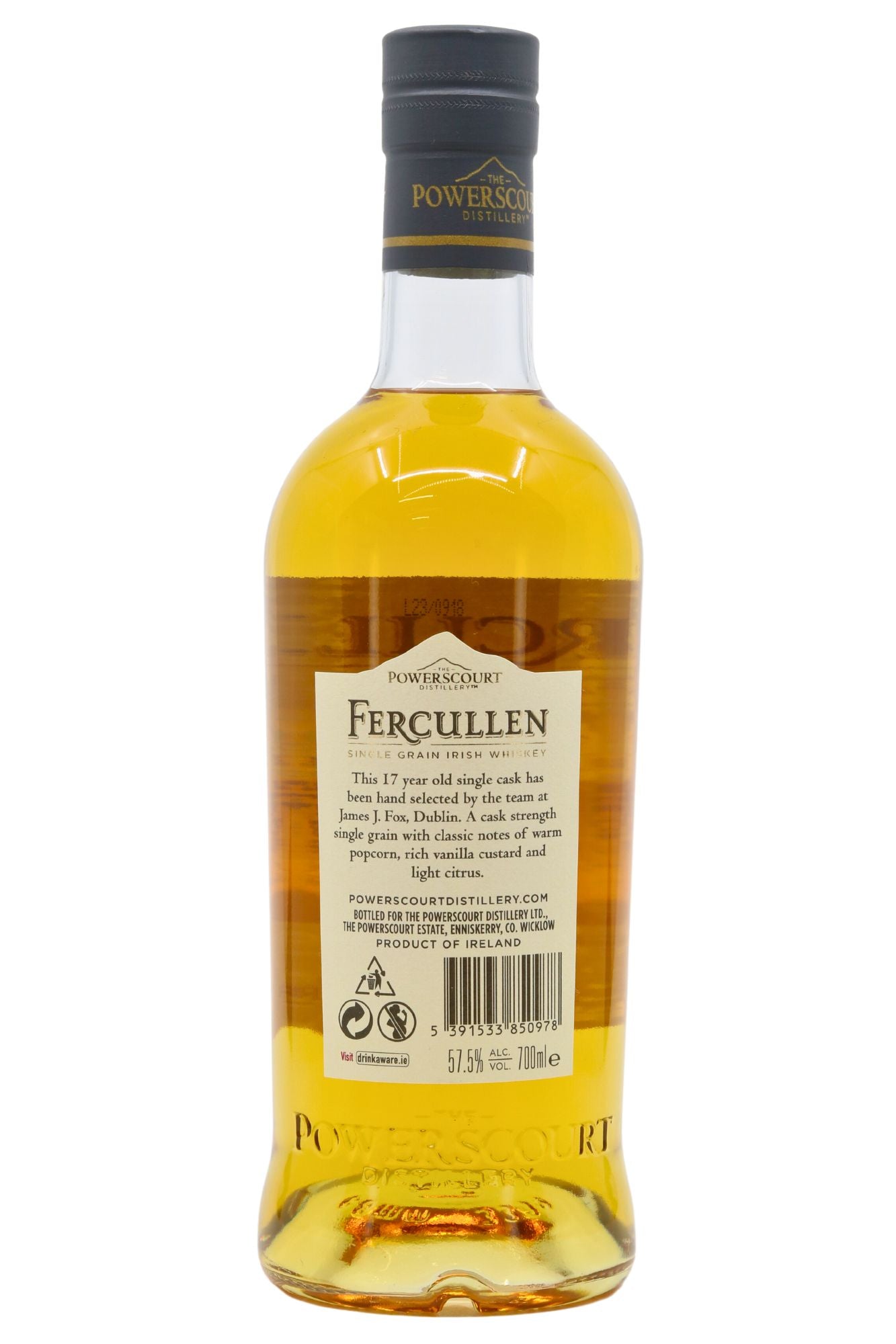 Fercullen 17 Year Old James J. Fox Single Cask - James J. Fox, Dublin