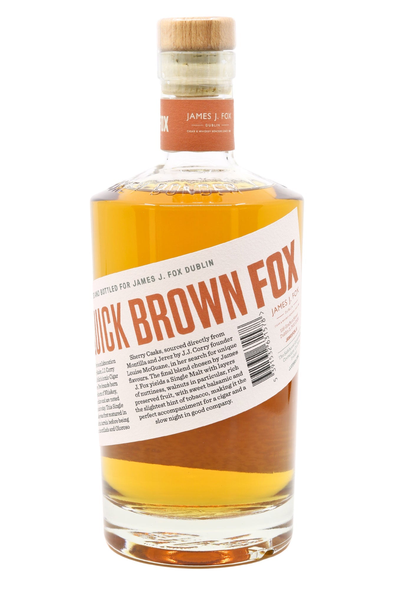 JJ Corry The Quick Brown Fox 8 Year Old Single Malt - James J. Fox, Dublin