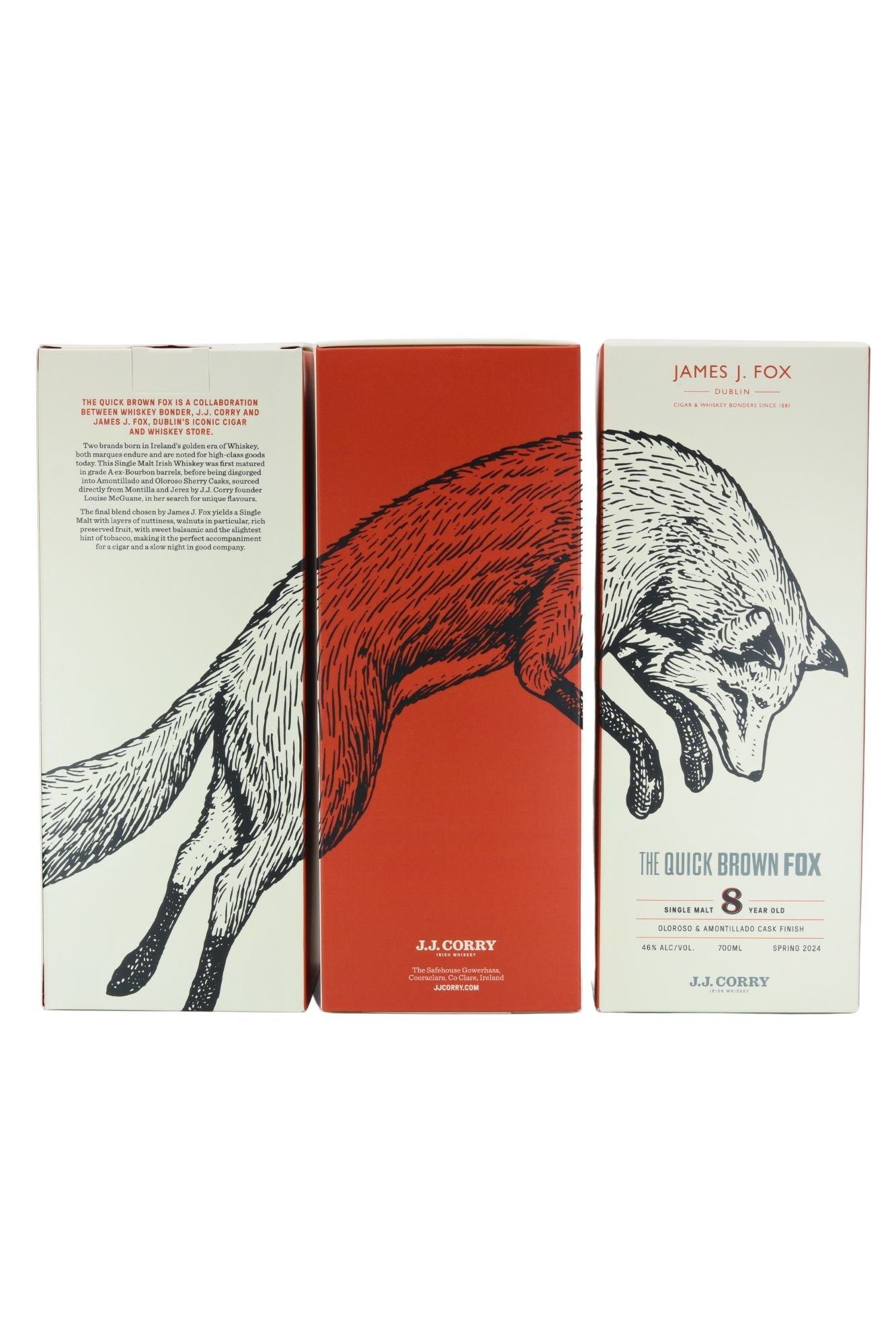 JJ Corry The Quick Brown Fox 8 Year Old Single Malt - James J. Fox, Dublin