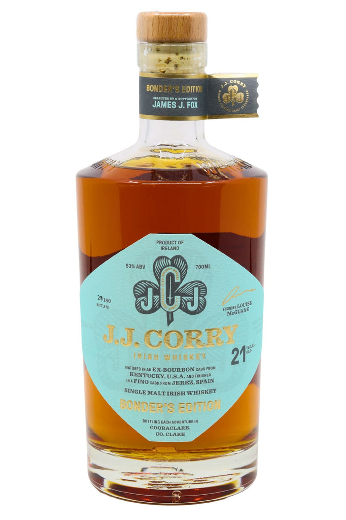 JJ Corry Bonder's Edition 21 Year Old Single Malt Fino Sherry Finish - James J. Fox, Dublin