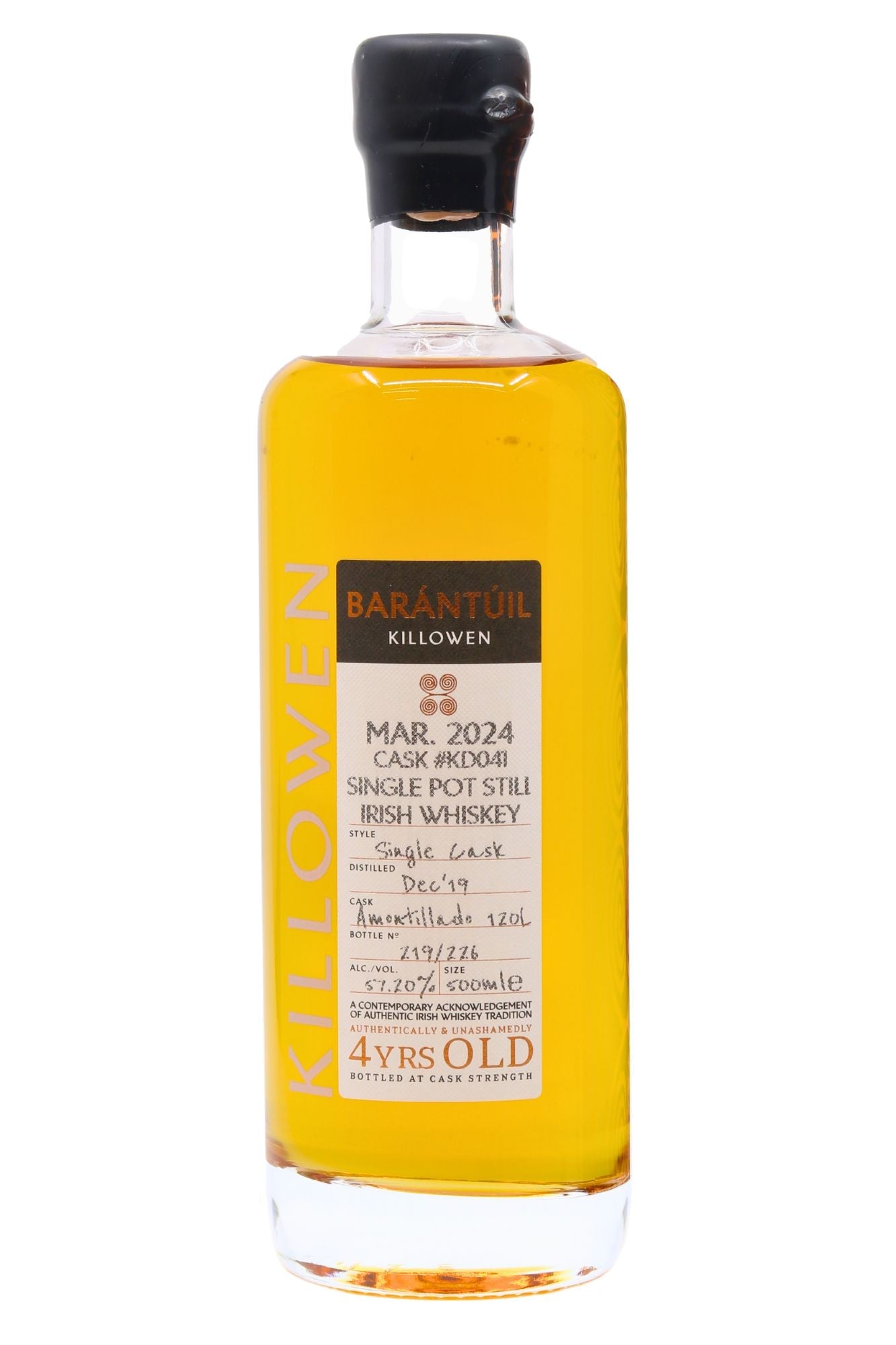 Killowen Barántúil Single Pot Still Amontillado – James J. Fox Single Cask KD041 - James J. Fox, Dublin
