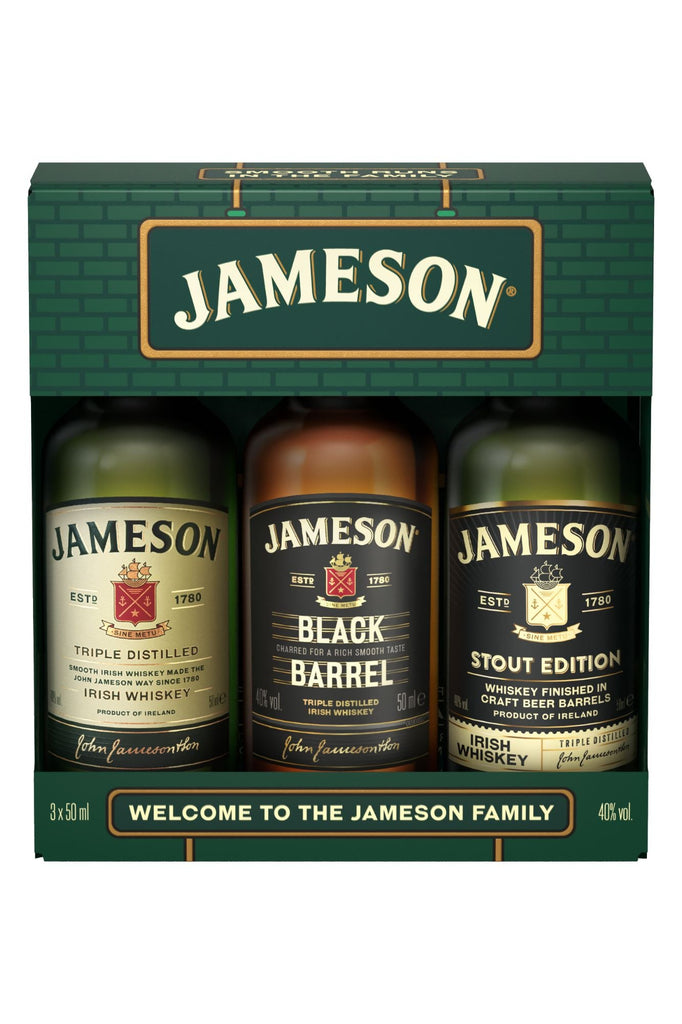 Jamisin Jameson Irish Whiskey Miniature Set – James J. Fox, Dublin