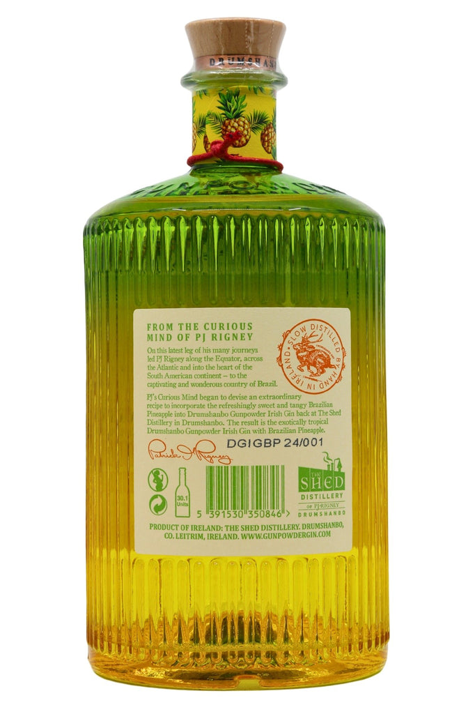 Drumshanbo Gunpowder Irish Gin With Brazilian Pineapple - James J. Fox, Dublin
