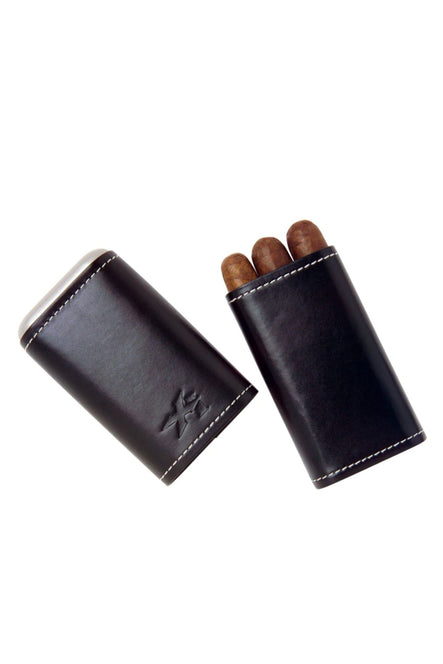 Xikar Envoy Cedar-Lined Cigar Case For 3 Cigars