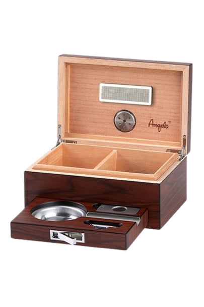 Angelo Small Humidor Set With Removable Drawer