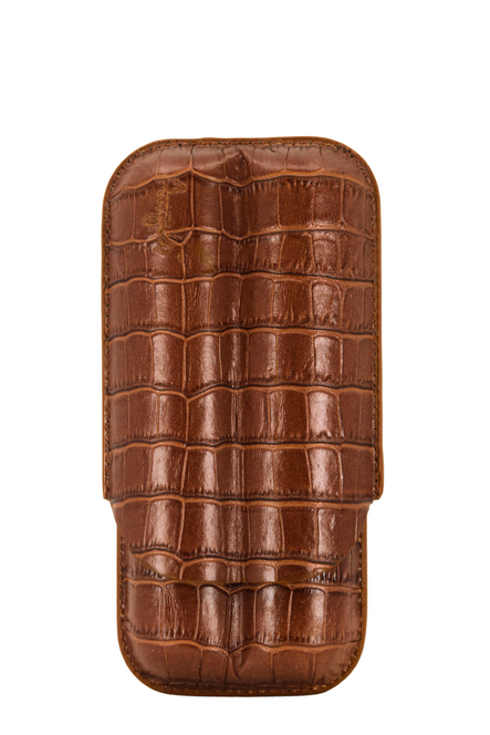 Angelo Leather Cigar Case - 2 Cigars