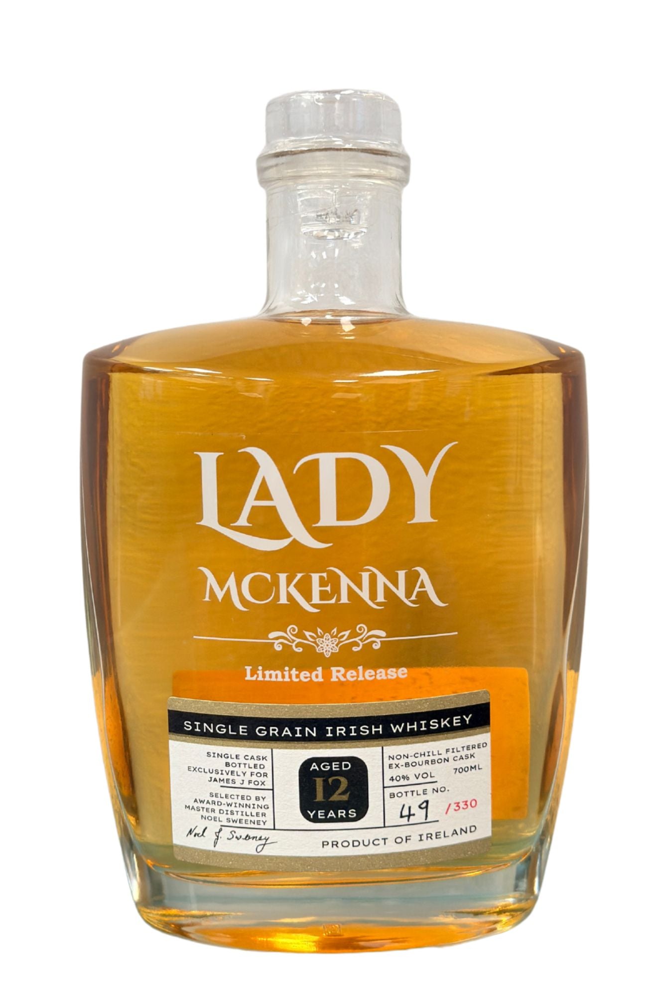 Lady McKenna 12 Year Old Single Grain Limited Release