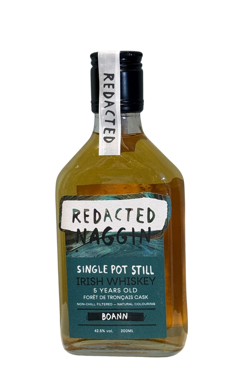 Redacted Naggin 5 Year Old Single Pot Still (Boann) – James J. Fox, Dublin
