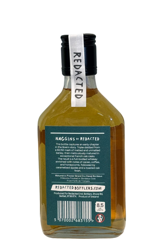 Redacted Naggin 5 Year Old Single Pot Still (Boann) – James J. Fox, Dublin