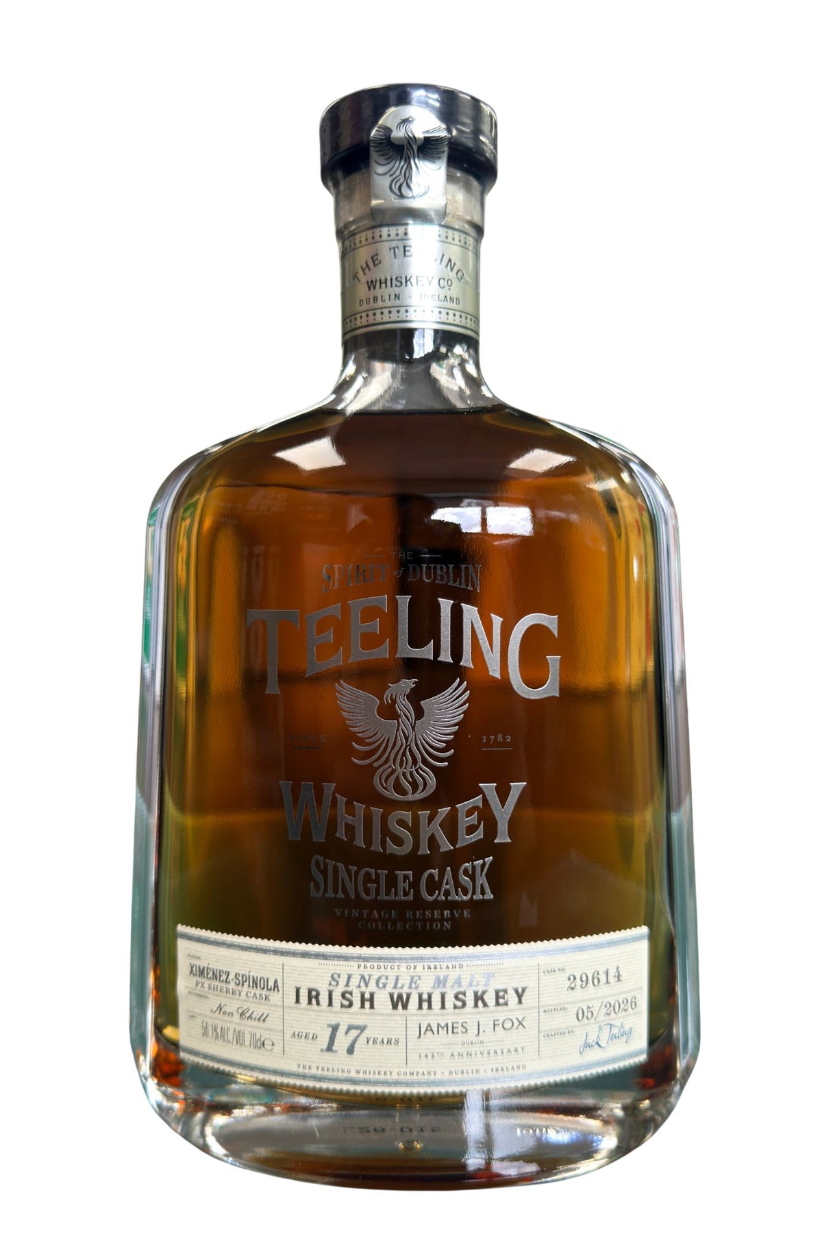 Teeling 17 Year Old James J. Fox Ximénez-Spínola PX Sherry Single Cask