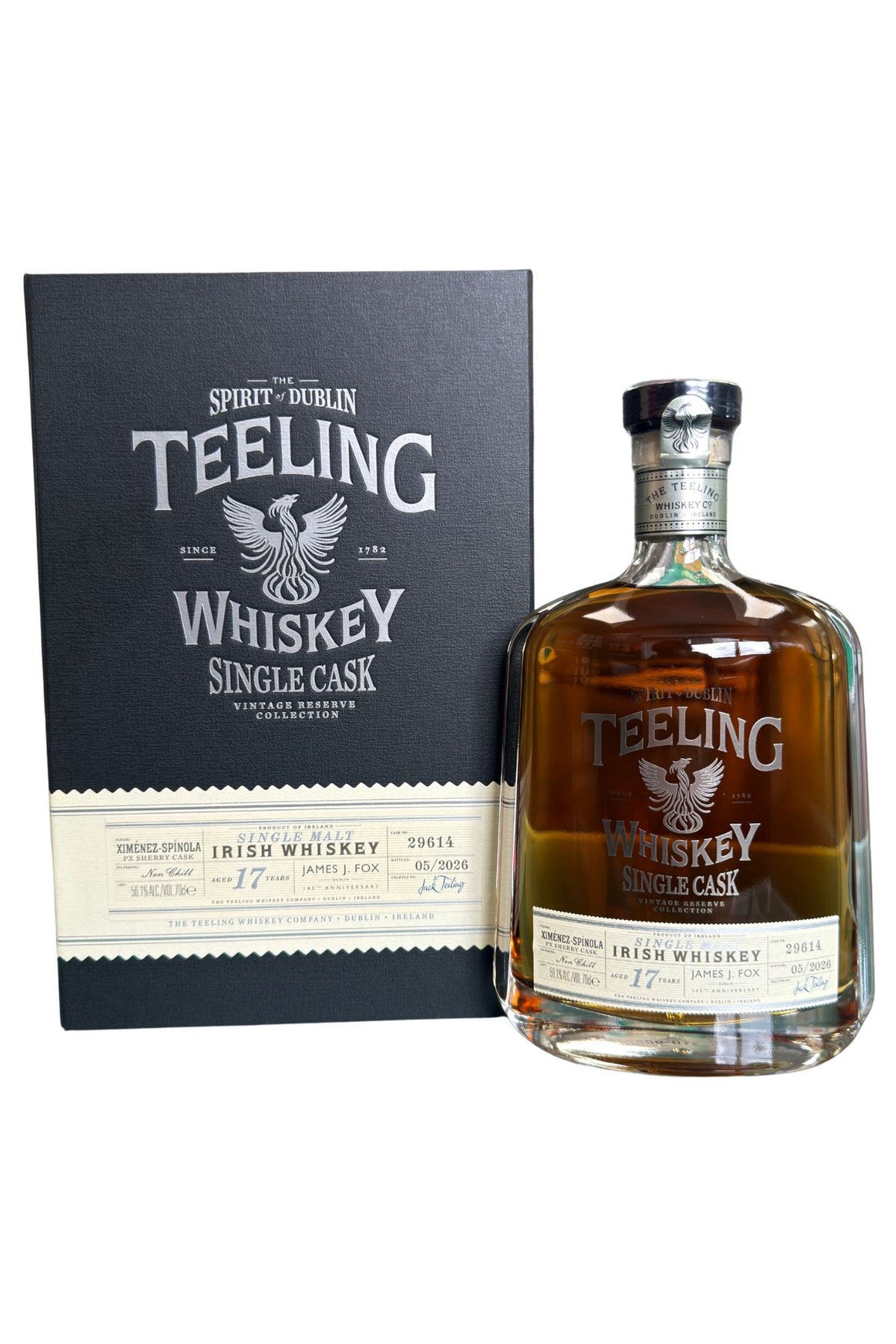 Teeling 17 Year Old James J. Fox Ximénez-Spínola PX Sherry Single Cask