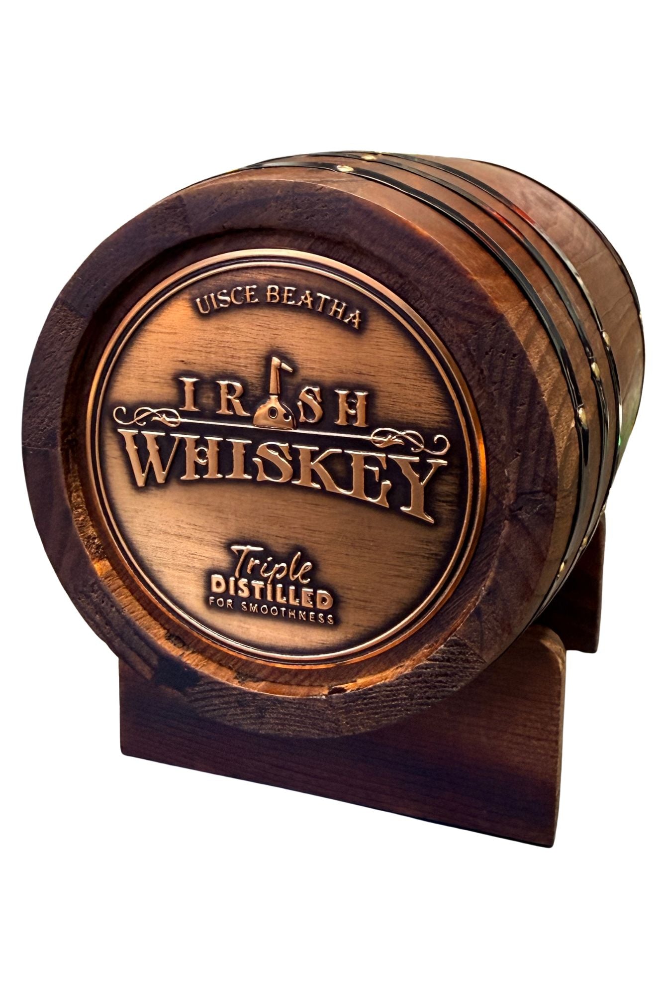 Irish Whiskey Barrel Coin Bank