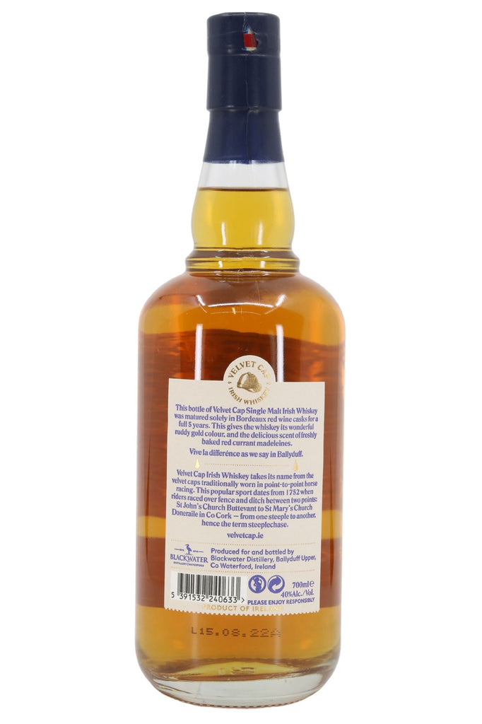 Velvet Cap 5 Year Old Single Malt Bordeaux Finish - James J. Fox, Dublin
