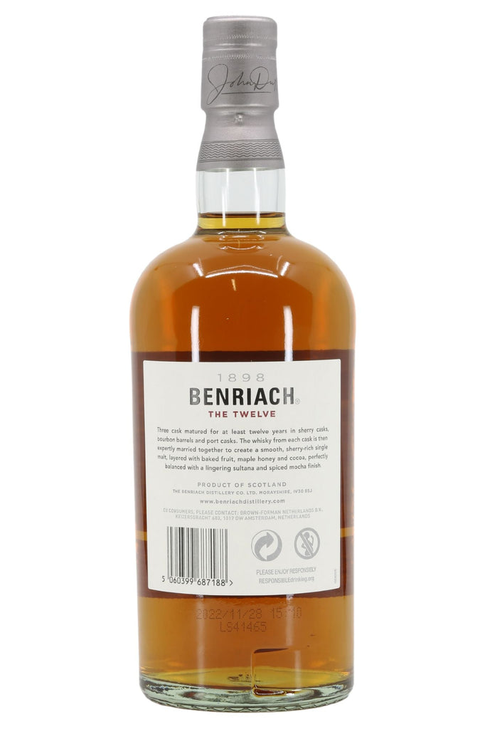 Benriach The Twelve Single Malt - James J. Fox, Dublin