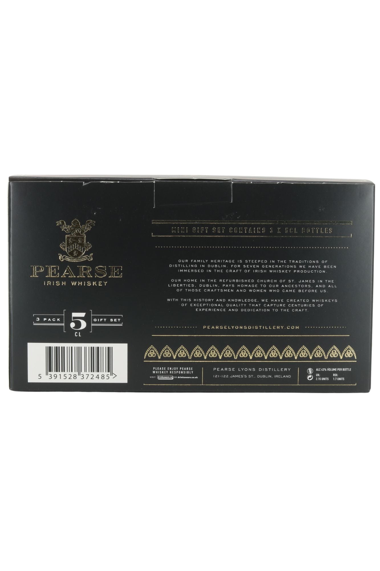 Pearse Irish Whiskey Miniature Gift Set - James J. Fox, Dublin