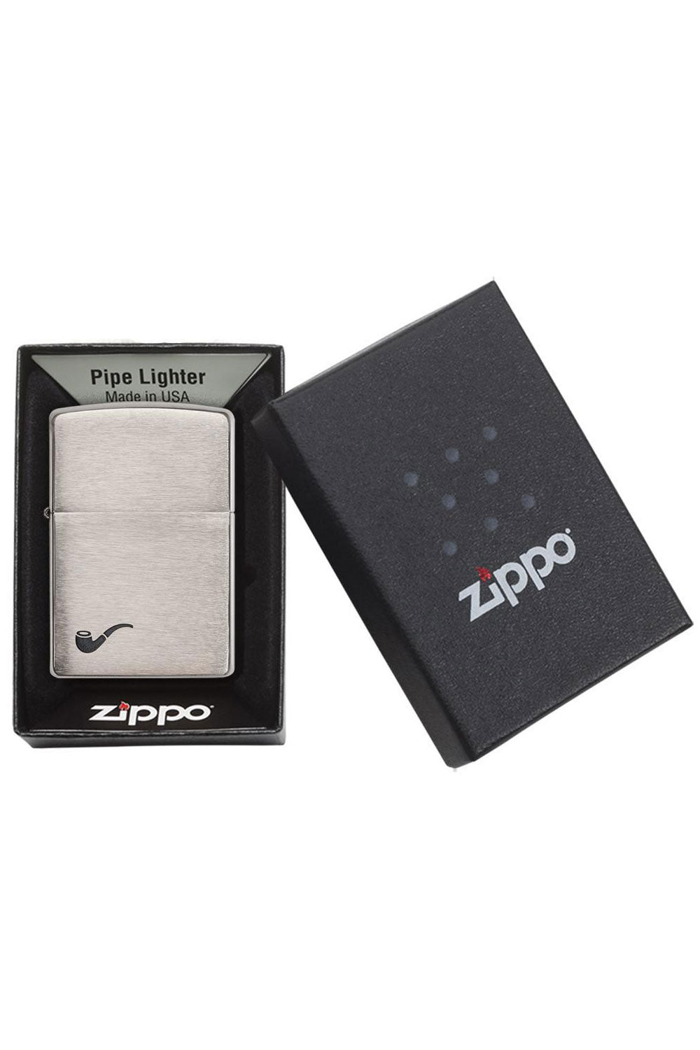 Zippo Pipe Brushed Chrome – James J. Fox, Dublin