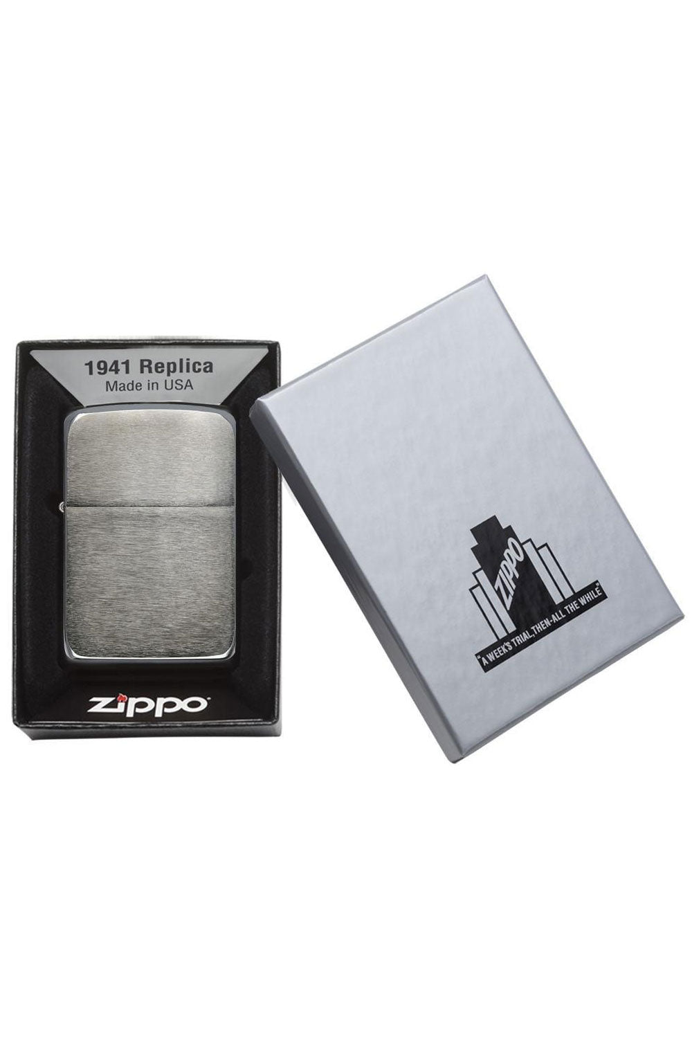 Zippo 1941 Replica Black Ice – James J. Fox, Dublin