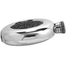 English Pewter 6oz Round Flask - Kells